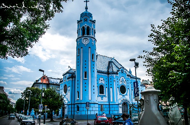 Slovakia, Bratislava Blue Church, Bratislava, Slovakia The Church of St. Elizabeth