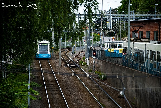 400 Tram Sweden SLX, Botaniska, Gothenburg, Sweden Slottsskogsdepån, Göteborg