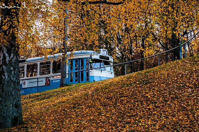 400 Tram Sweden Nymilsgatan, Gothenburg, Sweden