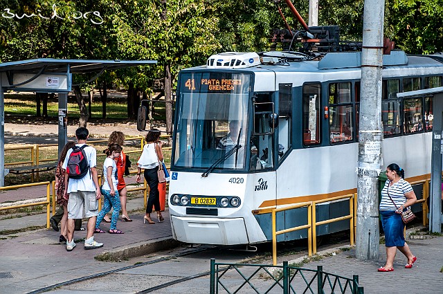 400 Tram Romania Bucharest, Romania