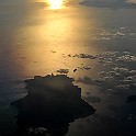 Greece, Watching the sunset in the air over the Greek archipelago