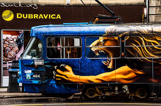 400 Tram Croatia Zagreb, Croatia