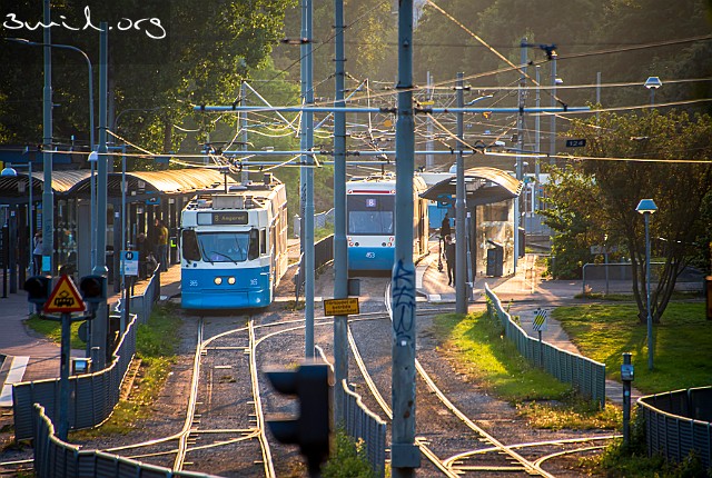 400 Tram Sweden Marklandsgatan, Gothenburg, Sweden Västra Göteborg