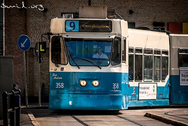 400 Tram Sweden Tram ASEA M31, Gothenburg, Sweden Södra Hamngatan