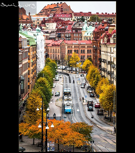 400 Tram Sweden Linnégatan, Gothenburg, Sweden