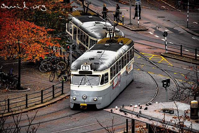 400 Tram Sweden 2x M28, Gothenburg, Sweden Linnéstaden