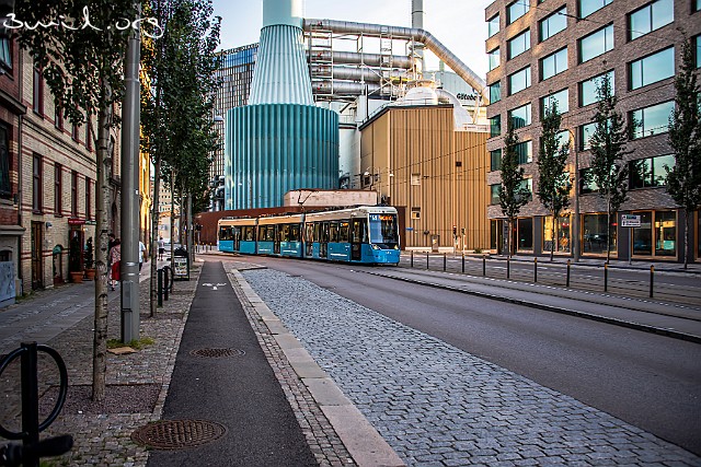 400 Tram Sweden Tram M33 Bombardier/Kiepe, Rosenlund, Gothenburg, Sweden