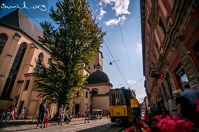 400 Tram Ukraine Downtown Lviv, Ukraine