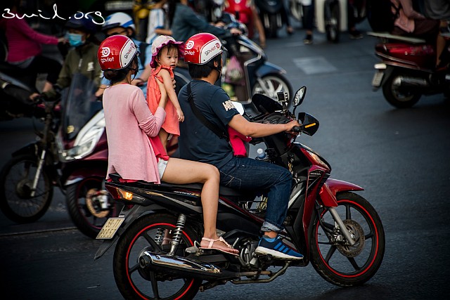 700 Motorbike Vietnam Basic child safety, Ho Chi Minh City, Vietnam