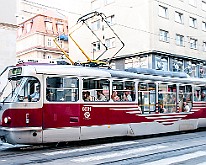 Tatra TR low-floor, Prague, Czech Rep. : Tram Czech