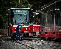 Tatra T6A5, 8640 Prague, Czech Republic : Tram Czech