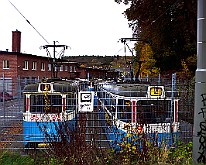 Hägglunds M29(L) & M28(R), Gothenburg, Sweden Slottsskogsvallen : Tram Sweden Gbg