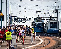 Göta älv Bridge, Gothenburg, Sweden Götaälvsbron : Tram Sweden Gbg
