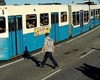ASEA M31, Gothenburg, Sweden Göta älvbron : Tram Sweden Gbg