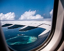 Maldives, Maldives Islands, Indian Ocean : Aircraft Airliner