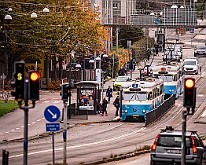 Tram M29-M28 Chapmanst. Jægerdorffsp. Gothenburg, Sweden