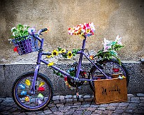 Porlezza, Lugano, Italy : Bike Art