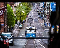 Tram M29-M28 Karl Johansg.  Gothenburg, Sweden : Tram Sweden Gbg
