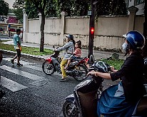 Basic child safety, Ho Chi Minh City, Vietnam : Bike Motorbike