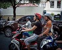 Ho Chi Minh City, Vietnam Basic child safety : Bike Motorbike
