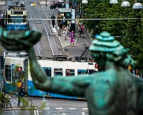 Götaplatsen, Gothenburg, Sweden ASEA M31 : Tram Sweden Gbg