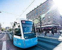 Västra Hamngatan, Gothenburg, Sweden Sirio M32 : Tram Sweden Gbg