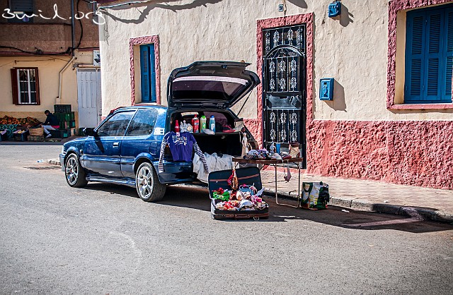 Morocco, Larache Street vendor Larache, Morocco