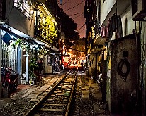 Train street, Hanoi, Vietnam