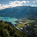 Brienzersee, Interlaken, Switzerland seen from Harder Kulm